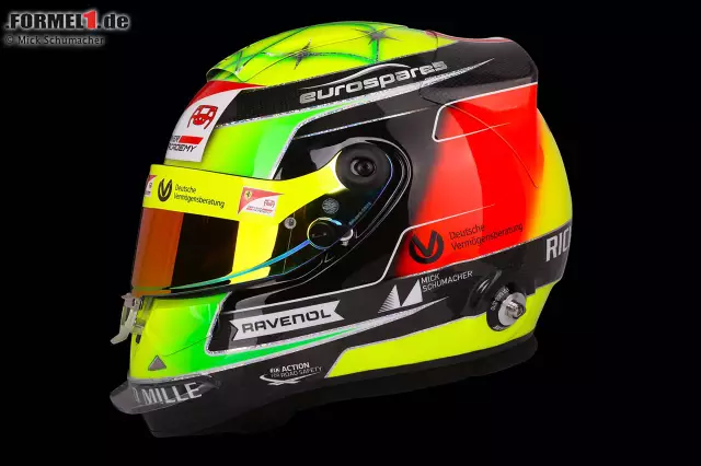 Foto zur News: Helm von Mick Schumacher