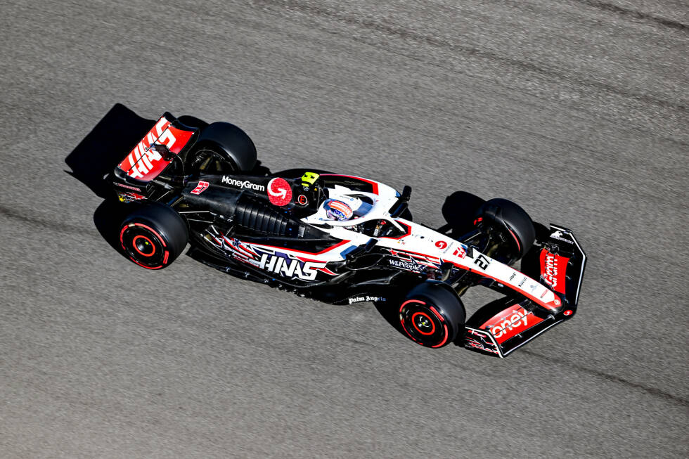 Foto zur News: 2023: Haas-Ferrari VF-23
WM-Ergebnis: 16. mit 9 Punkten