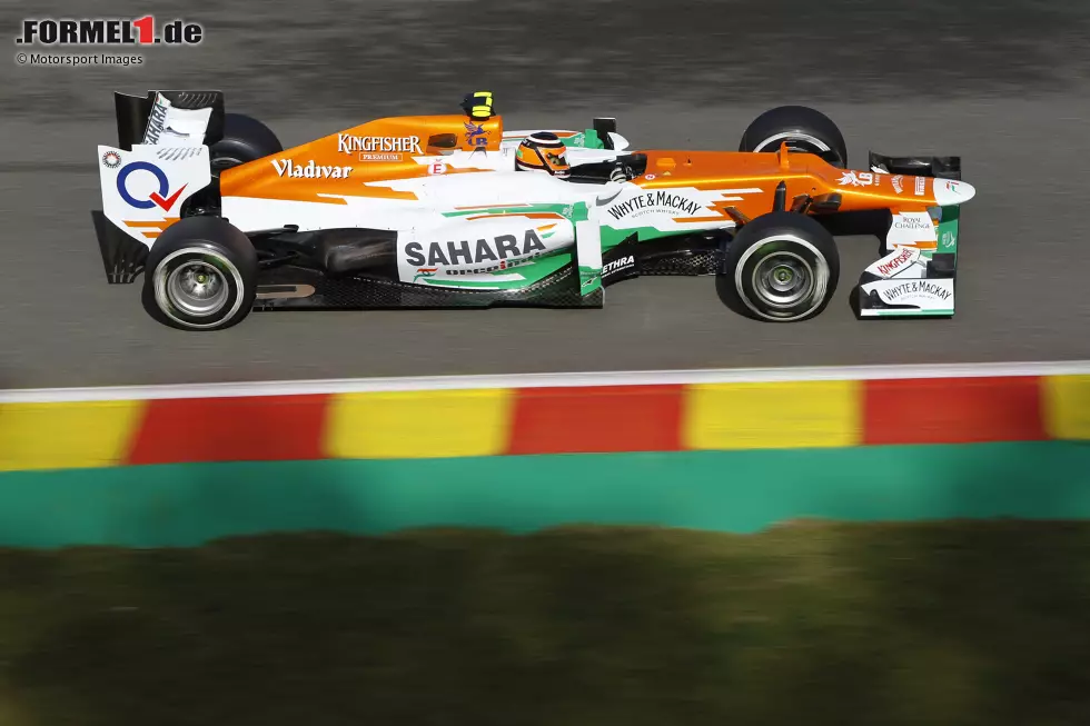 Foto zur News: 2012: Force-India-Mercedes VJM05
WM-Ergebnis: 11. mit 63 Punkten