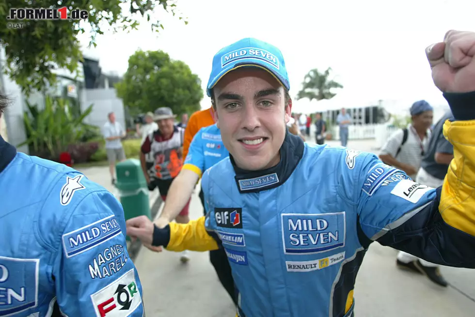 #3: Fernando Alonso - 21 Jahre, 7 Monate, 23 Tage (Malaysia 2003) - Platzierung im Rennen: P3 Foto zur News: #3: Fernando Alonso - 21 Jahre, 7 Monate, 23 Tage (Malaysia 2003) - Platzierung im Rennen: P3