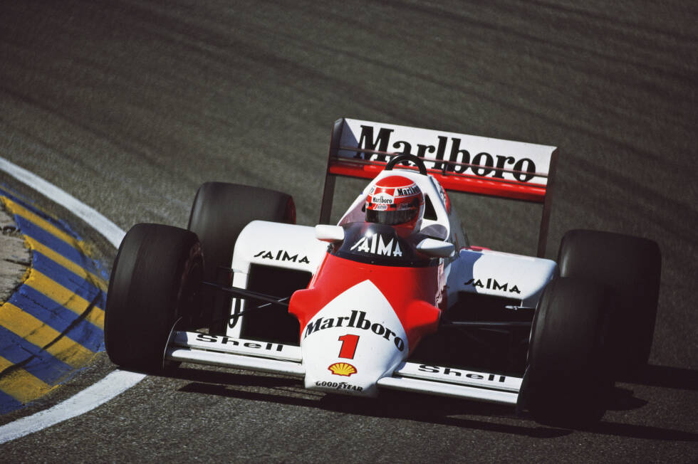 Foto zur News: 1985: McLaren-Porsche MP4-2B