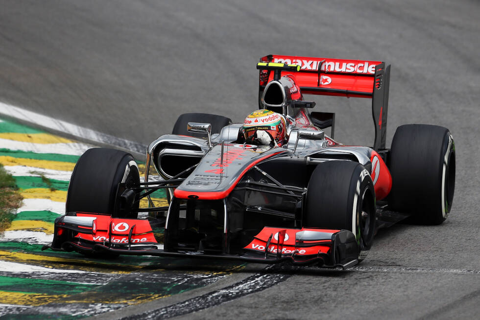 Foto zur News: 2012: McLaren-Mercedes MP4-27; Fahrer: Lewis Hamilton, Jenson Button
