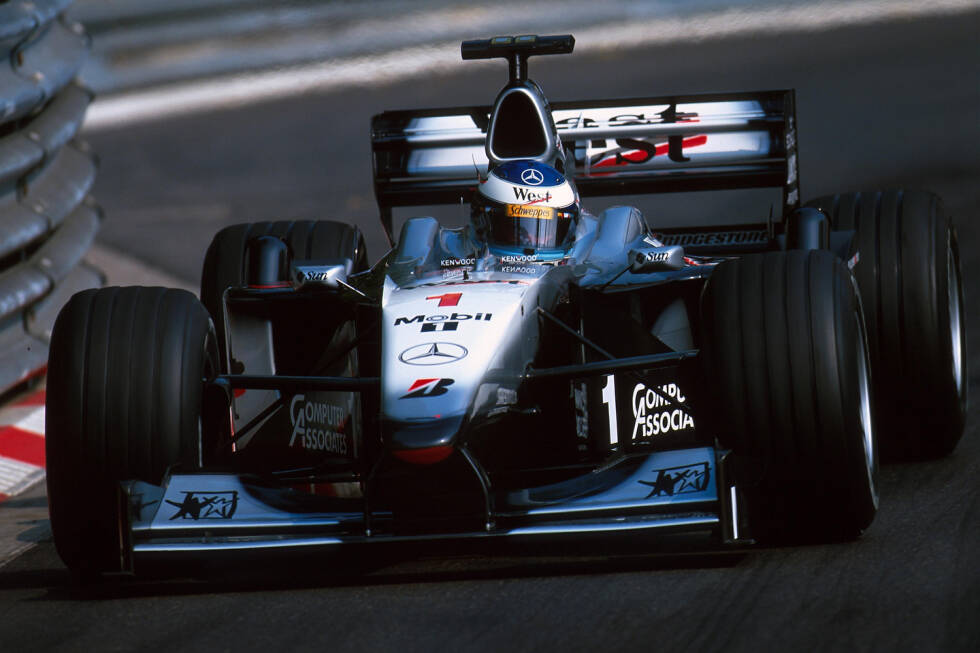 Foto zur News: 2000: McLaren-Mercedes MP4/15; Fahrer: Mika Häkkinen, David Coulthard