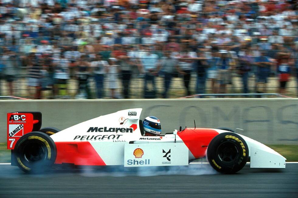 Foto zur News: 1994: McLaren-Peugeot MP4/9; Fahrer: Mika Häkkinen, Martin Brundle, Philippe Alliot