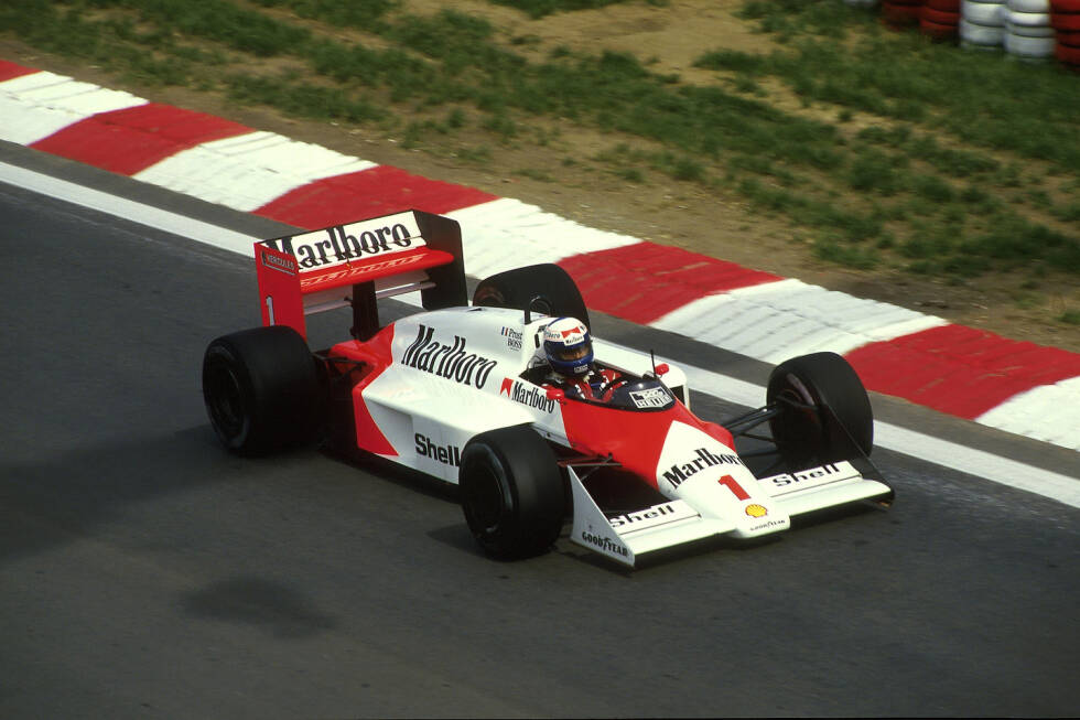 Foto zur News: 1987: McLaren-Porsche MP4/3; Fahrer: Alain Prost, Stefan Johansson