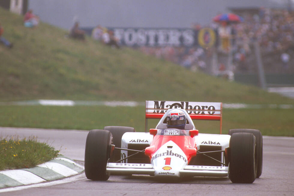 Foto zur News: 1986: McLaren-Porsche MP4/2C; Fahrer: Alain Prost, Keke Rosberg
