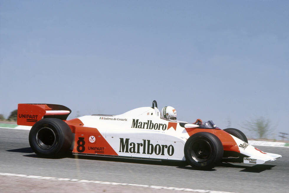 Foto zur News: 1981-1982: McLaren-Ford MP4/1; Fahrer: John Watson, Andrea de Cesaris