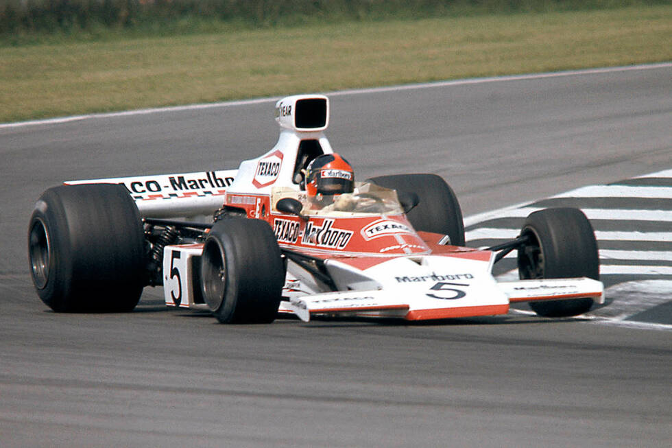 Foto zur News: 1973-1978: McLaren-Ford M23; Fahrer: Denis Hulme, Emerson Fittipaldi, Mike Hailwood, David Hobbs, Jochen Mass, James Hunt, Gilles Villeneuve
