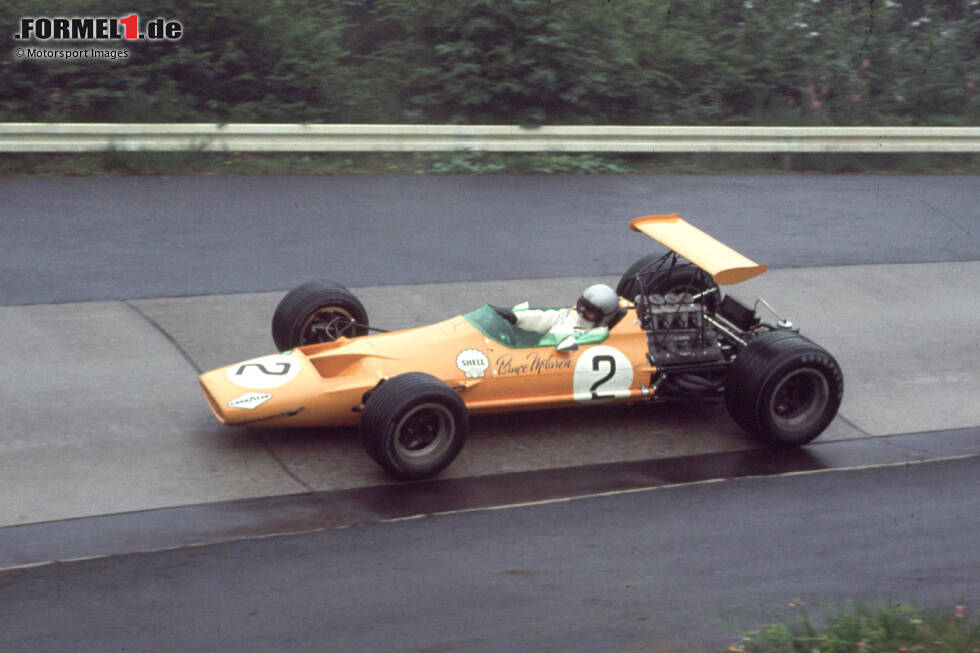 Foto zur News: 1968-1970: McLaren-Ford M7A; Fahrer: Bruce McLaren, Dan Gurney, Denis Hulme