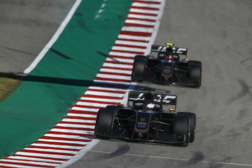 Foto zur News: Romain Grosjean (4): Der Franzose sehnt das Saisonende herbei. Mit dem Haas, den auch im drittletzten Rennen noch kein Ingenieur versteht, war beim Heimrennen kein Blumentopf zu gewinnen. Seine Leistung daher schwer einzuschätzen.