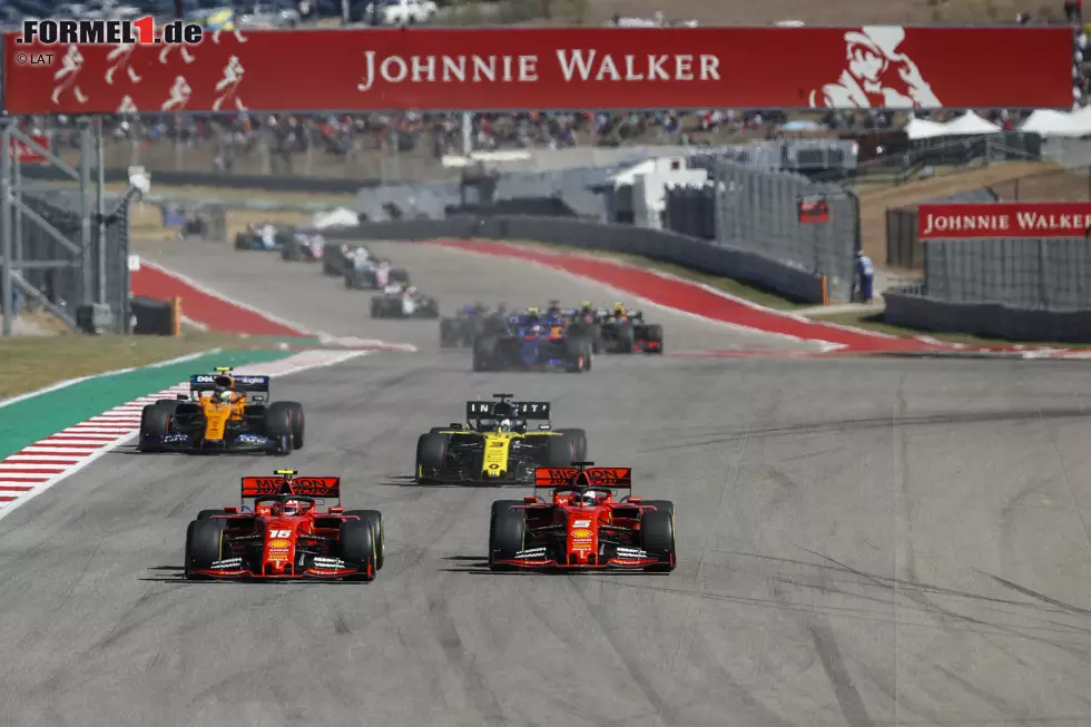 Charles Leclerc (3): Bis zum Öl-Leck in FT3 lag er voll auf Kurs, und mit dem älteren Spec-2-Motor als Vettel meisterte er auch das Qualifying ordentlich. Die Leistung im Rennen war nicht Fisch und nicht Fleisch. Was wahrscheinlich mehr am Auto lag als an ihm. Foto zur News: Charles Leclerc (3): Bis zum Öl-Leck in FT3 lag er voll auf Kurs, und mit dem älteren Spec-2-Motor als Vettel meisterte er auch das Qualifying ordentlich. Die Leistung im Rennen war nicht Fisch und nicht Fleisch. Was wahrscheinlich mehr am Auto lag als an ihm.