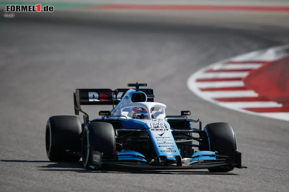 George Russell (3): Wir glauben: Der meistunterschätzte Fahrer der Saison 2019. Aber wer neben Teamkollege Kubica auf Williams fährt, dessen Talent ist enorm schwierig einzuschätzen. So auch in Austin. Foto zur News: George Russell (3): Wir glauben: Der meistunterschätzte Fahrer der Saison 2019. Aber wer neben Teamkollege Kubica auf Williams fährt, dessen Talent ist enorm schwierig einzuschätzen. So auch in Austin.