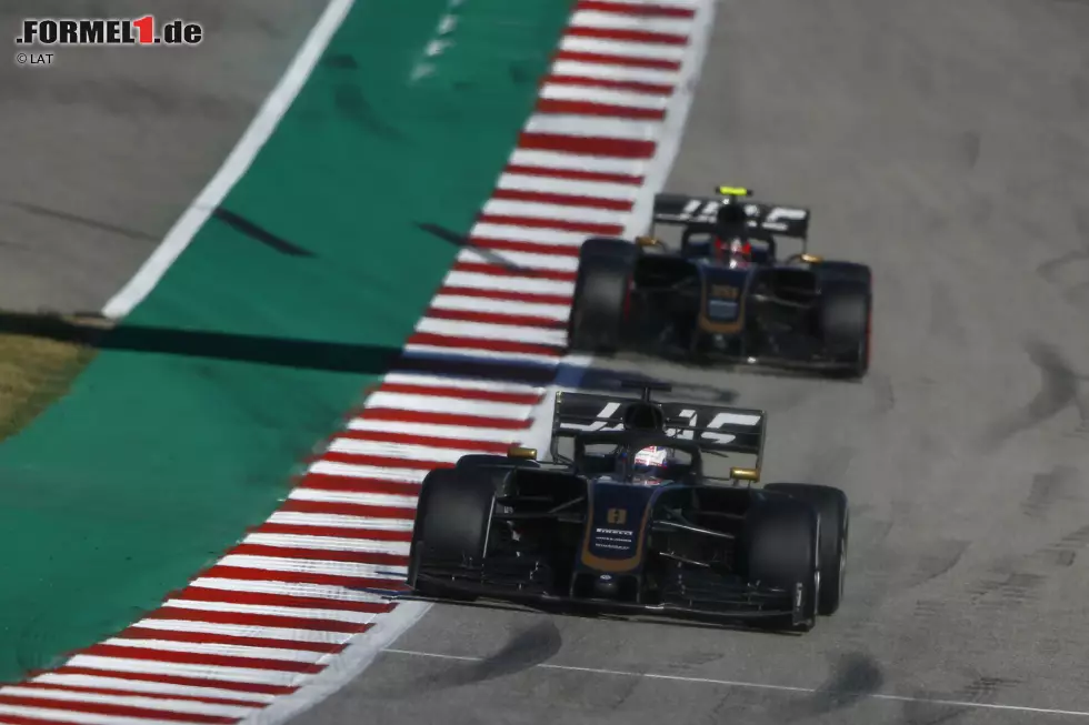 Romain Grosjean (4): Der Franzose sehnt das Saisonende herbei. Mit dem Haas, den auch im drittletzten Rennen noch kein Ingenieur versteht, war beim Heimrennen kein Blumentopf zu gewinnen. Seine Leistung daher schwer einzuschätzen. Foto zur News: Romain Grosjean (4): Der Franzose sehnt das Saisonende herbei. Mit dem Haas, den auch im drittletzten Rennen noch kein Ingenieur versteht, war beim Heimrennen kein Blumentopf zu gewinnen. Seine Leistung daher schwer einzuschätzen.