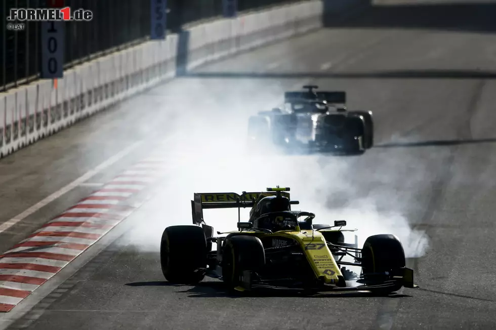 Foto zur News: Nico Hülkenberg (4): Am ganzen Wochenende keinen Fuß auf den Boden bekommen. Nicht nur seine Schuld, weil auch der Renault nicht so lief, wie er laufen sollte. Trotzdem gilt auch hier: Der Teamkollege hat&#039;s besser hinbekommen. Im Ziel waren nur die beiden Williams dahinter. Mehr als eine 4 ist da beim besten Willen nicht drin.