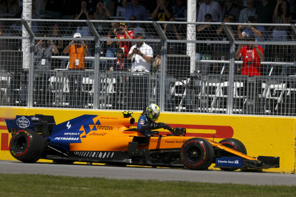 Foto zur News: Lando Norris (2): Top 10 im McLaren, im Rennen auf Punktekurs, und das auf einer fahrerisch anspruchsvollen Strecke wie Montreal - sehr viel mehr kann man von einem Nachwuchspiloten in seinem Alter nicht erwarten. Der Bremsdefekt: Pech. Sonst wären sichere Punkte rausgesprungen.