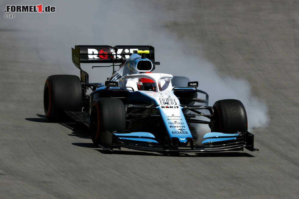 Robert Kubica (5): Auf den Teamkollegen fehlten im Qualifying 0,8 Sekunden. Das ist - bei allem Respekt vor Russells außergewöhnlichem Talent - zu viel. Auf seiner Schicksalsstrecke in Montreal konnte Kubica nicht aus der Krise fahren. Robert Kubica (5): Auf den Teamkollegen fehlten im Qualifying 0,8 Sekunden. Das ist - bei allem Respekt vor Russells außergewöhnlichem Talent - zu viel. Auf seiner Schicksalsstrecke in Montreal konnte Kubica nicht aus der Krise fahren.