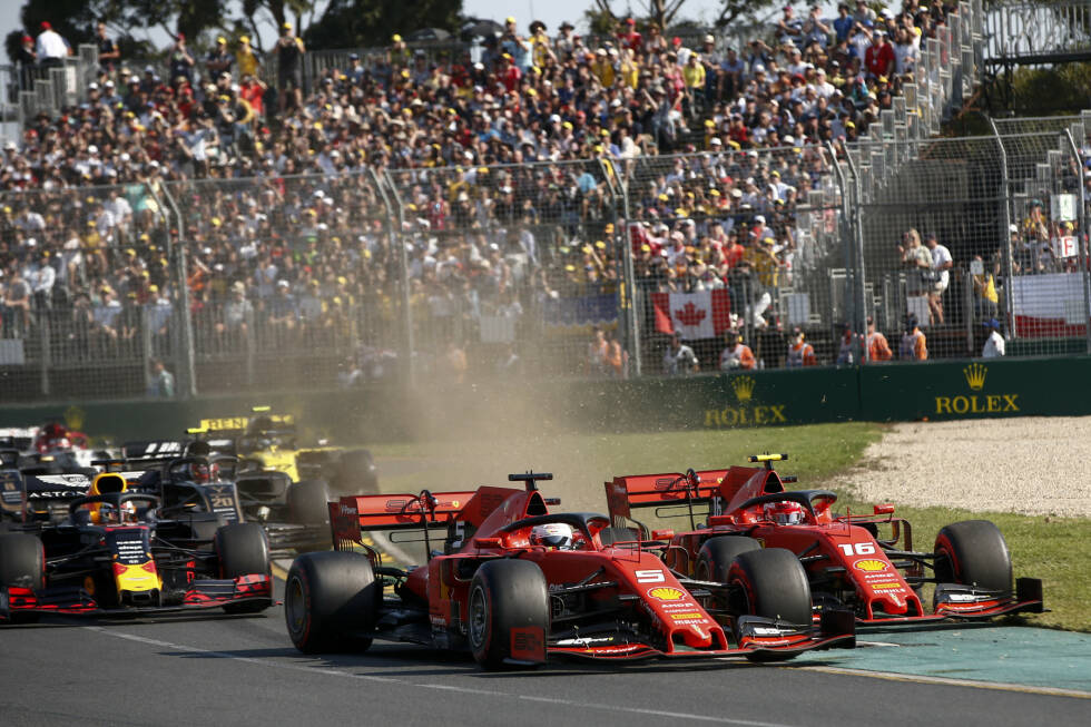 Foto zur News: Sebastian Vettel (3): Erstmal gibt&#039;s Entwarnung: Vettel wird 2019 nicht von Leclerc in die Rente geschickt. Warum der Ferrari so langsam war, ist allen ein Rätsel. Vettel hat nicht viel falsch gemacht - außer die Strategie. Und für die kann er (mutmaßlich) selbst nicht viel.