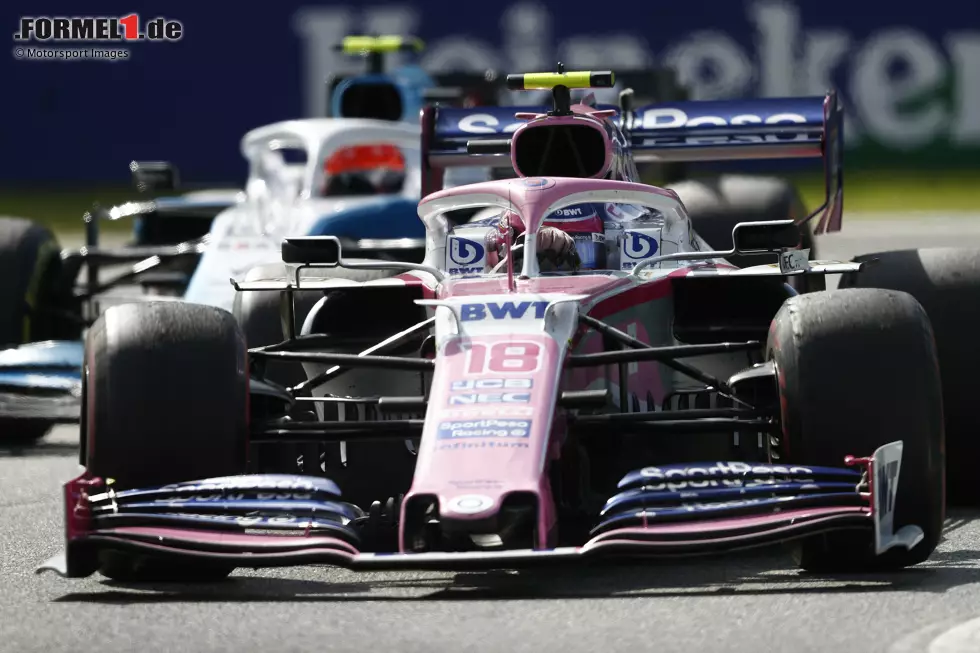 Foto zur News: Lance Stroll (5): In den letzten 47 Qualifyings war Stroll nur dreimal in den Top 10: Monza 2017, Monza 2018, Monza 2019. Schade, dass er sich diese gute Leistung mit dem Aussetzer im Rennen kaputt gemacht hat. Klar, Vettel hat ihn mit dessen &quot;Brain-Fade&quot; aus dem Konzept gebracht. Trotzdem war Strolls Aktion gefährlich.