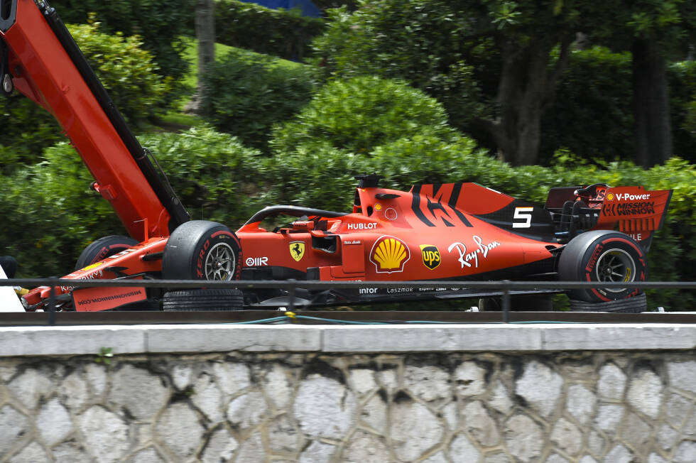 Foto zur News: Sebastian Vettel (3): Auch wenn das Rennen fehlerlos und grundsolide war: Aufs ganze Wochenende gesehen hat uns Vettel nicht überzeugt. Beim Crash in FT3 (nicht sein erster Patzer bei Sainte Devote) hatte er Riesendusel, dass nicht mehr kaputt war. Und im Qualifying wäre ohne seinen Schnitzer bei Tabak mehr drin gewesen.