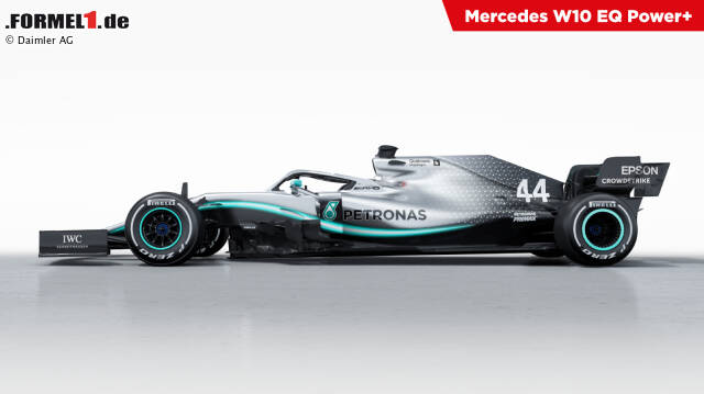 Foto zur News: Der Mercedes hat im Heck eine auffällige Tarnlackierung. Klick dich durch die besten Bilder des neuen W10: