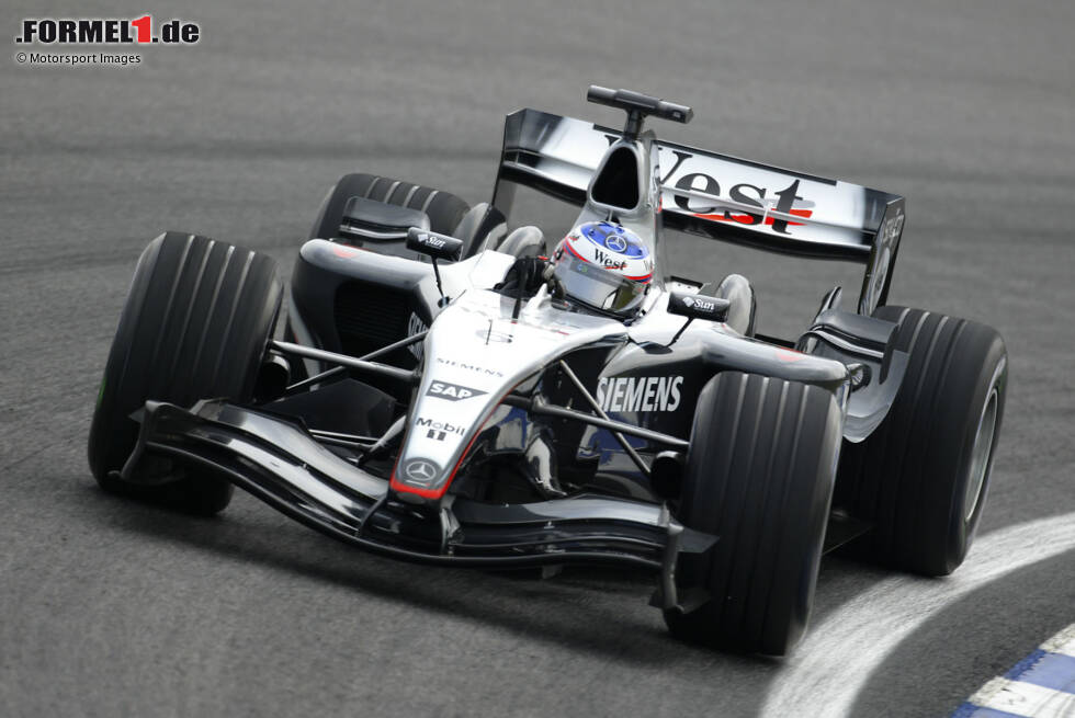 Foto zur News: 2004: McLaren-Mercedes MP4-19; 
WM-Ergebnis: 7. mit 45 Punkten, 1 Sieg