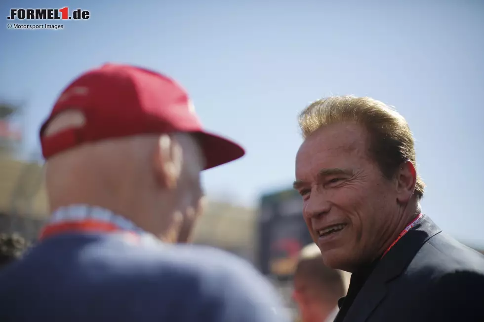Arnold Schwarzenegger (Filmstar): "Niki war ein Champion. Er war eine Ikone. Er war ein österreichischer Schatz. Er war einer meiner guten Freunde. Ich werde diesen großzügigen, schnellen Helden mit seinem großen Herzen vermissen." Foto zur News: Arnold Schwarzenegger (Filmstar): "Niki war ein Champion. Er war eine Ikone. Er war ein österreichischer Schatz. Er war einer meiner guten Freunde. Ich werde diesen großzügigen, schnellen Helden mit seinem großen Herzen vermissen."