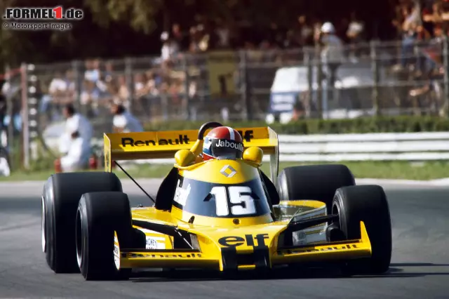 Foto zur News: 1977: Renault RS01 - Fahrer: Jean-Pierre Jabouille