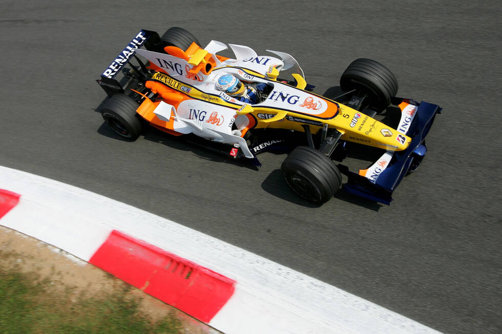 Foto zur News: 2008: Renault R28 - Fahrer: Fernando Alonso, Nelson Piquet jun.