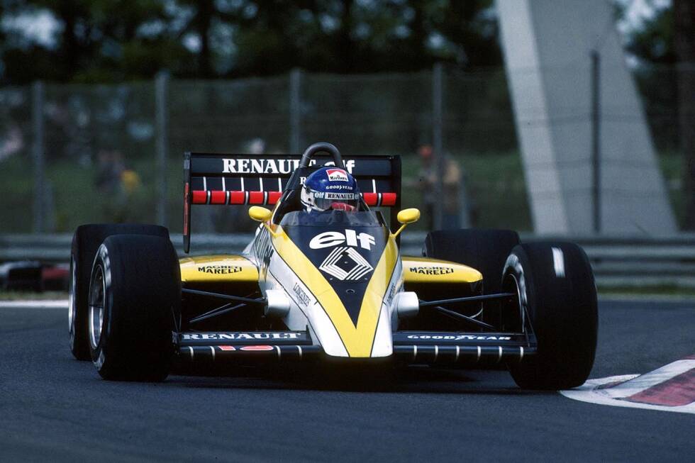 Foto zur News: 1985: Renault RE60 - Fahrer: Francois Hesnault, Patrick Tambay, Derek Warwick