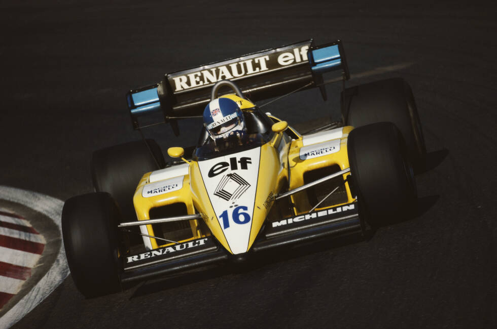 Foto zur News: 1984: Renault RE50 - Fahrer: Philippe Streiff, Patrick Tambay, Derek Warwick