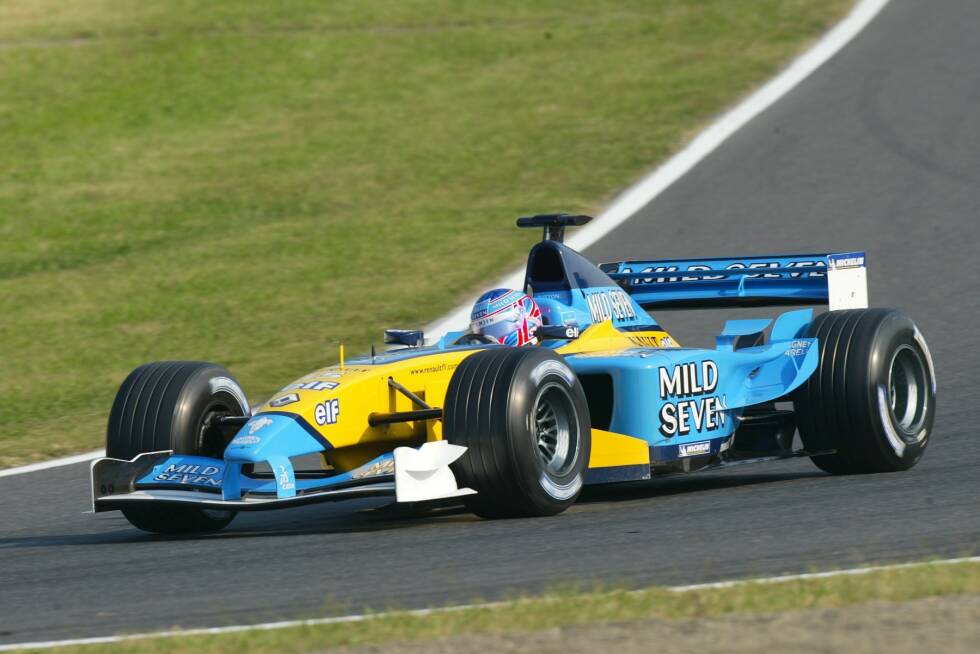 Foto zur News: 2002: Renault R202 - Fahrer: Jenson Button, Jarno Trulli