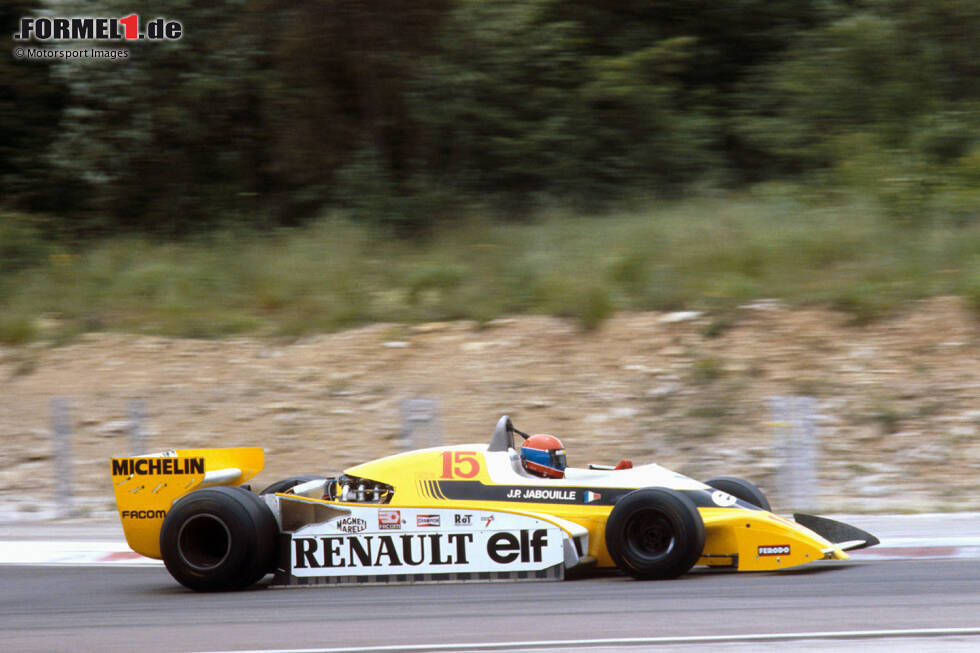 Foto zur News: 1979: Renault RS10 - Fahrer: Rene Arnoux, Jean-Pierre Jabouille