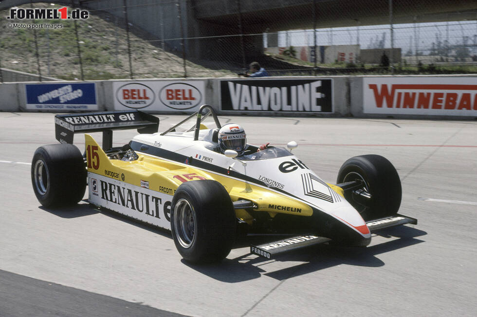 Foto zur News: 1982: Renault RE30 - Fahrer: Rene Arnoux, Alain Prost