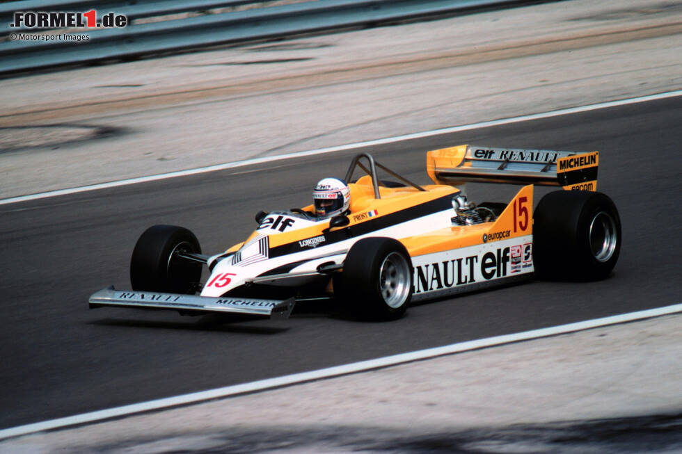Foto zur News: 1981: Renault RE30 - Fahrer: Rene Arnoux, Alain Prost