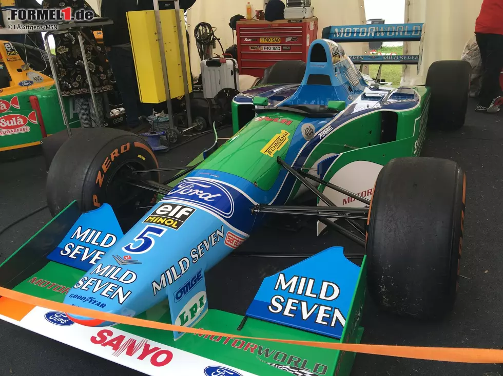 Foto zur News: Im Benetton-Ford B194 wurde "Schumi" 1994 zum ersten Mal Formel-1-Weltmeister