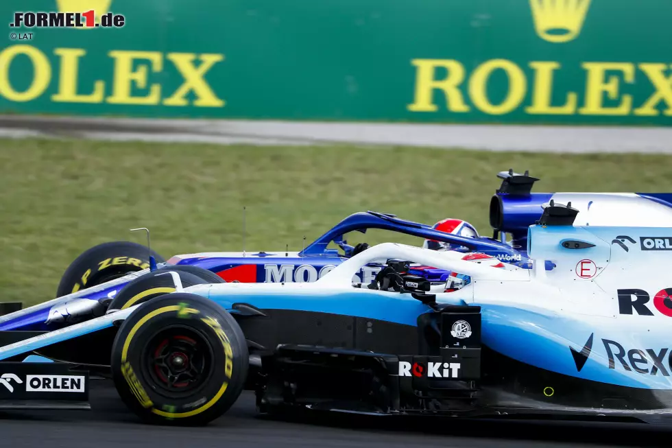 Foto zur News: George Russell (2): Williams lebt! Zumindest ein Auto. Kubica weiter im Niemandsland, Russell schafft mit P16 in Quali und Rennen eine mittlere Sensation. Natürlich fällt es immer schwer, seine Leistungen zu beurteilen, weil Kubica kein Maßstab ist. Aber es ist klar, wer von den beiden eine langfristige Zukunft in der Formel 1 hat.