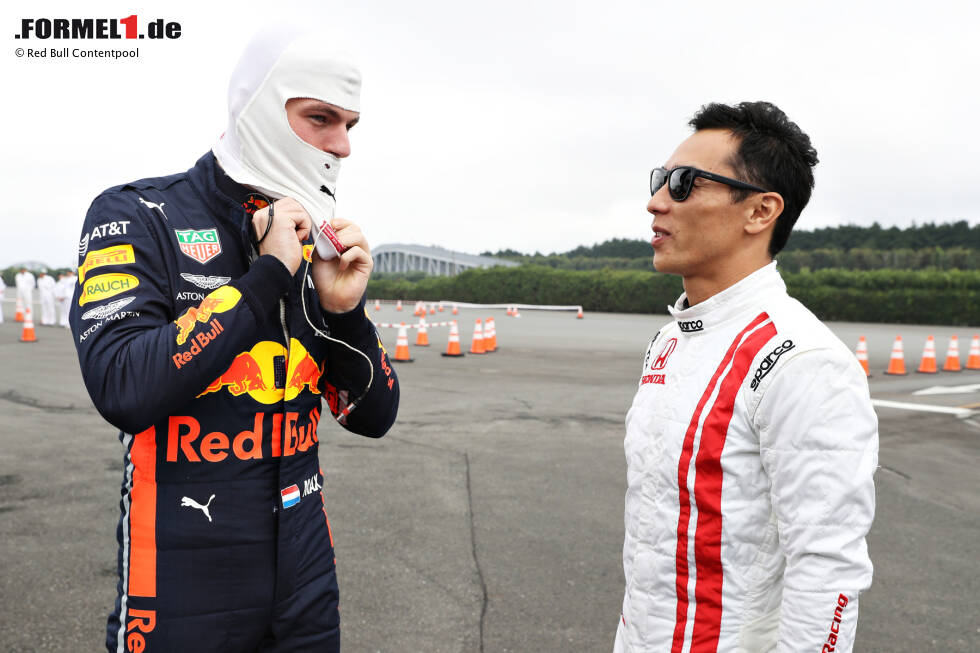 Foto zur News: Mit dabei war der Indy-500-Champion des Jahres 2017 und Ex-Formel-1-Pilot Takuma Sato.