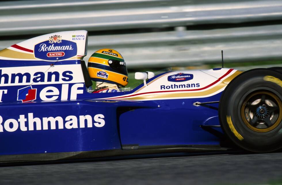 Foto zur News: 1994 scheint alles angerichtet für den dritten Williams-Weltmeister hintereinander. Aber nach Mansell und Prost hat das Schicksal mit Ayrton Senna andere Pläne. Der unvergessene Brasilien stirbt in Imola im FW16.