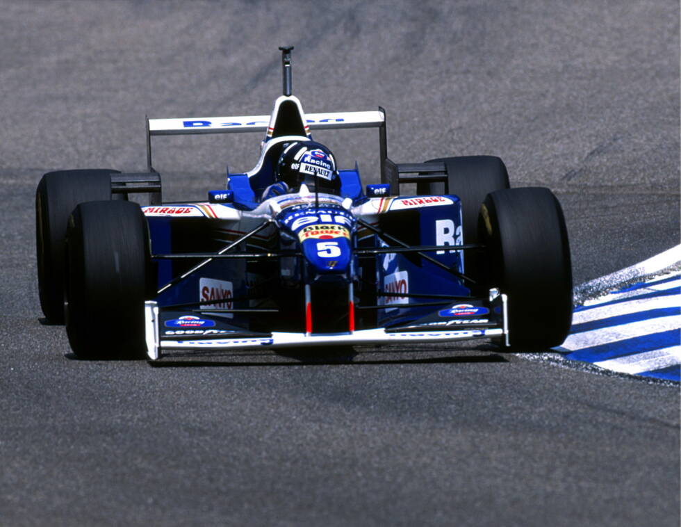 Foto zur News: 1996 klappt&#039;s endlich für Damon Hill: Weltmeister im FW18.