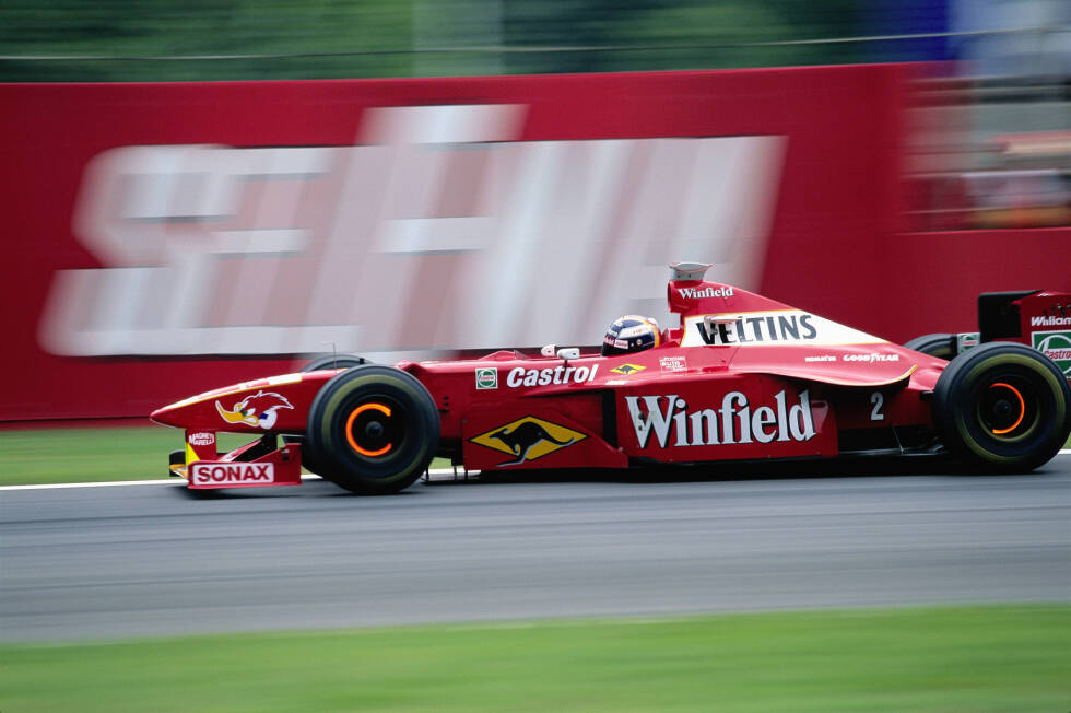 Foto zur News: Vergessene Jahre: 1998 und 1999 tritt Williams im Rot des neuen Hauptsponsors Winfield an, doch Fahrern wie Heinz-Harald Frentzen ...