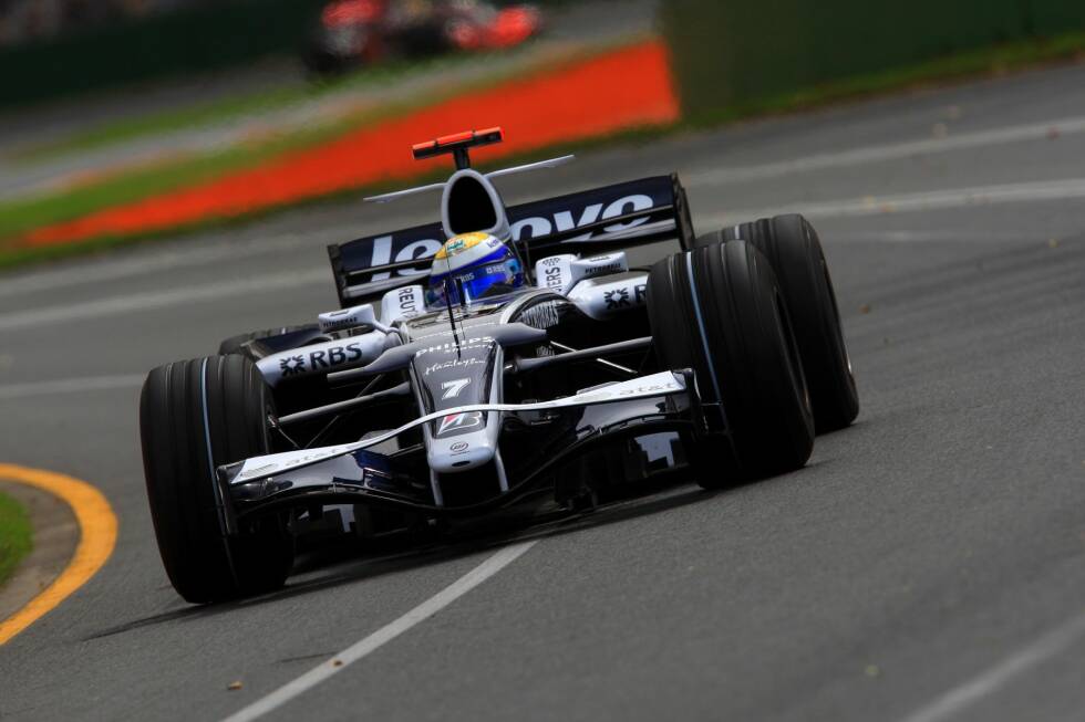 Foto zur News: Nico Rosberg schafft beim Saisonstart 2008 mit dem FW30 den Sprung aufs Podest.