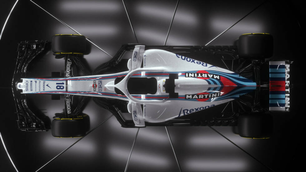 Foto zur News: FW41 von 2018: Das letzte Williams-Design im Martini-Look.