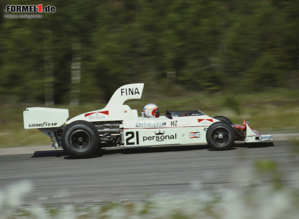 Foto zur News: Jacques Laffite 1975 im FW04.