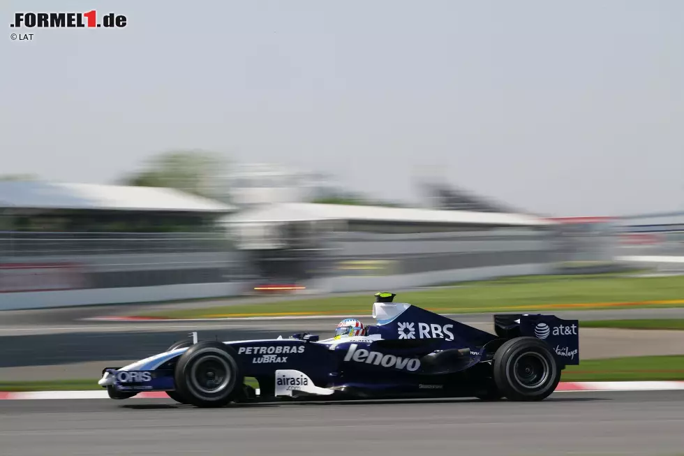 2007 bestreitet Alexander Wurz seine letzte Saison in der Formel 1. Im Schatten von Nico Rosberg gelingt ihm beim Grand Prix von Kanada im FW29 ebenso überraschend wie glücklich ein Podestplatz. Foto zur News: 2007 bestreitet Alexander Wurz seine letzte Saison in der Formel 1. Im Schatten von Nico Rosberg gelingt ihm beim Grand Prix von Kanada im FW29 ebenso überraschend wie glücklich ein Podestplatz.