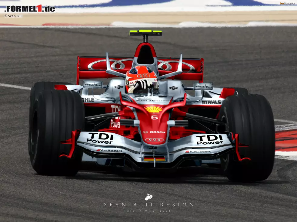 ... und so 2008 (am Steuer: Robert Kubica), als den Formel-1-Autos überall Hörner wuchsen. So erfolgreich die "vier Ringe" in Le Mans waren, so unerfüllt bleibt letztendlich der Traum vom WM-Titel in der Formel 1 - vorerst. Denn 2026 steigt Audi tatsächlich mit einem Werksteam in die Formel 1 ein! Foto zur News: ... und so 2008 (am Steuer: Robert Kubica), als den Formel-1-Autos überall Hörner wuchsen. So erfolgreich die "vier Ringe" in Le Mans waren, so unerfüllt bleibt letztendlich der Traum vom WM-Titel in der Formel 1 - vorerst. Denn 2026 steigt Audi tatsächlich mit einem Werksteam in die Formel 1 ein!