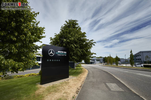 Foto zur News: Das Coronavirus verändert die Formel 1. Bei Mercedes in Brackley gelten nun deutlich strengere Sicherheitsrichtlinien. Was sich seit der Sommerpause verändert hat ...