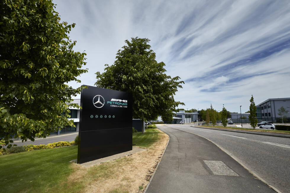 Foto zur News: Das Coronavirus verändert die Formel 1. Bei Mercedes in Brackley gelten nun deutlich strengere Sicherheitsrichtlinien. Was sich seit der Sommerpause verändert hat ...