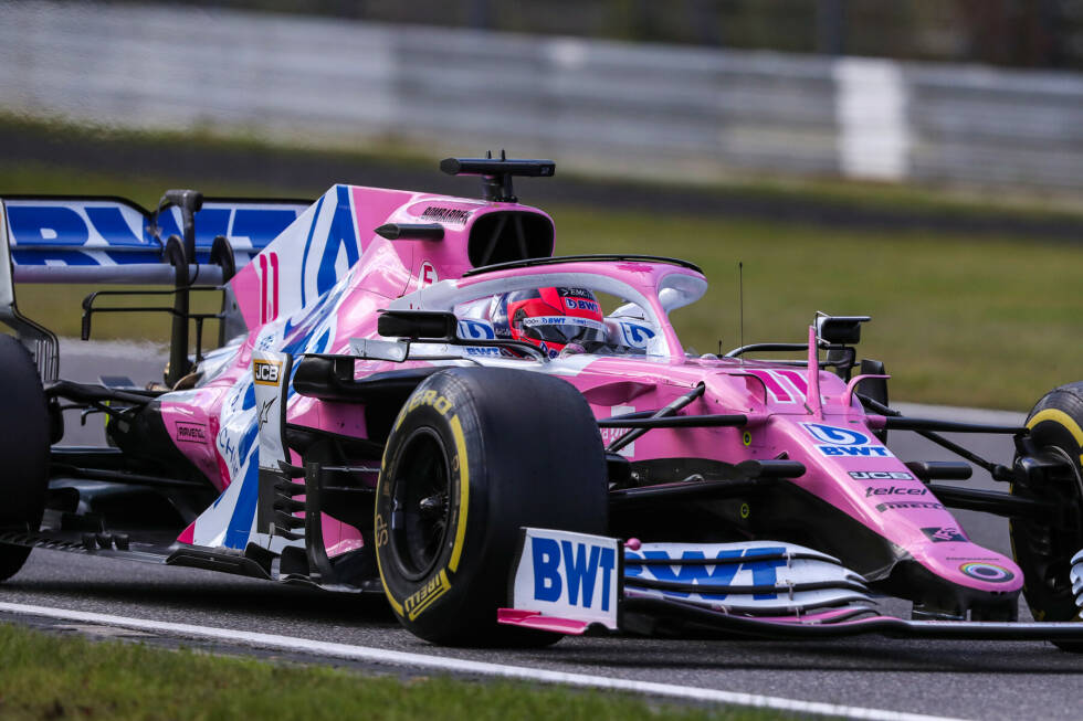 Foto zur News: Sergio Perez (2): Sagt, dass er ohne das Safety-Car eine bessere Chance gehabt hätte, Ricciardo noch von P3 zu verdrängen. So zum zweiten Mal in Folge P4. Die 1 verhindert zudem das mit P9 durchschnittliche Qualifying, das allerdings auch das Team etwas vermasselt hat. Wir hoffen, dass er für 2021 noch ein Cockpit findet!