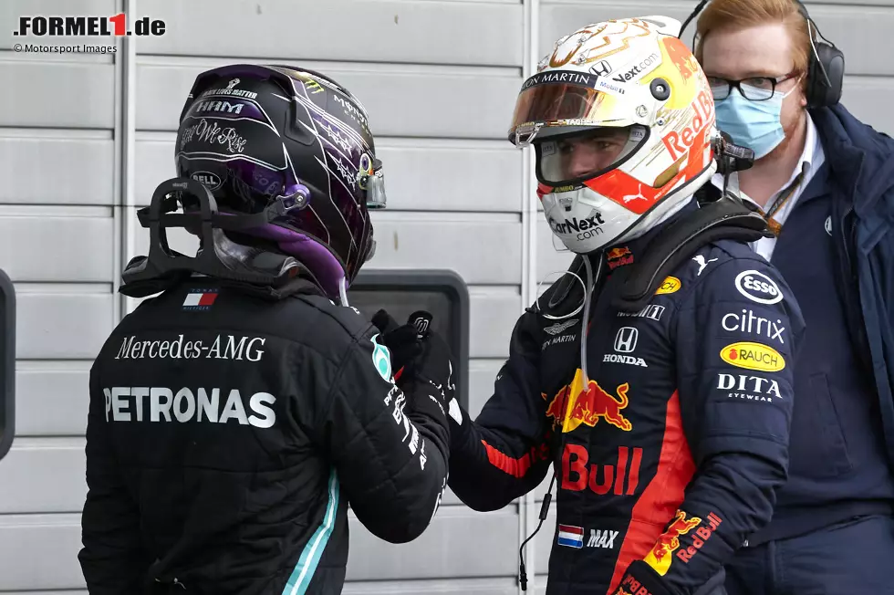Max Verstappen (1): So nah war er im Qualifying in diesem Jahr noch nie an Hamilton dran. Dass er Albon klar im Griff hat, ist sowieso eine Selbstverständlichkeit. Im Rennen mit P2 das Maximum herausgeholt und als "Sahnehäubchen" Hamilton in der letzten Runde sogar noch den Punkt für die schnellste Runde entrissen. Foto zur News: Max Verstappen (1): So nah war er im Qualifying in diesem Jahr noch nie an Hamilton dran. Dass er Albon klar im Griff hat, ist sowieso eine Selbstverständlichkeit. Im Rennen mit P2 das Maximum herausgeholt und als "Sahnehäubchen" Hamilton in der letzten Runde sogar noch den Punkt für die schnellste Runde entrissen.