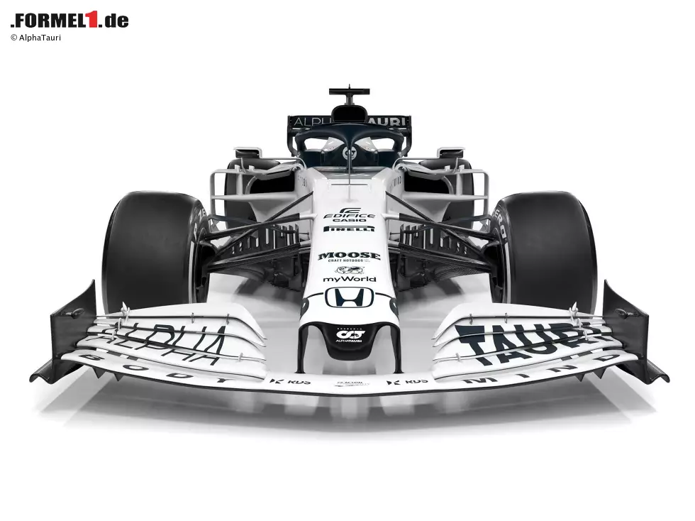 Foto zur News: Hier sind die ersten Bilder des neuen AlphaTauri-Honda AT01 für die Formel-1-Saison 2020, wie er vom ehemaligen Toro-Rosso-Team vorgestellt wurde!